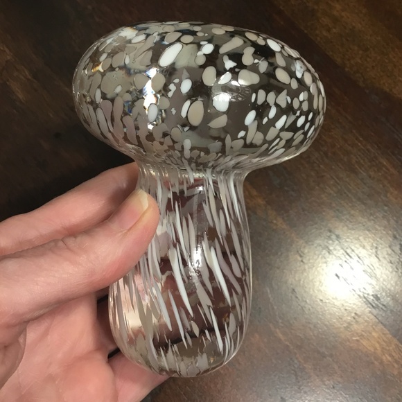 Italian Handblown Murano Glass Mushroom Paperweight by Alessandro Coppola-NEW - Picture 5 of 8